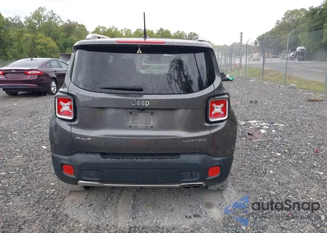 2016 Jeep Renegade Limited из США, поврежденный, VIN ZACCJBDT8GPC78143
